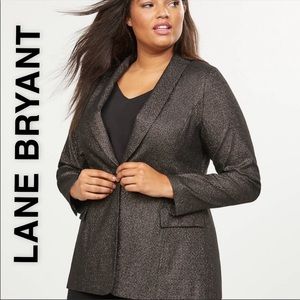 Lane Bryant THE BRYANT BLAZER Shimmer Stretch